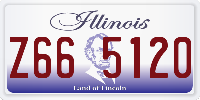 IL license plate Z665120