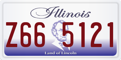 IL license plate Z665121