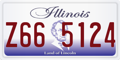 IL license plate Z665124