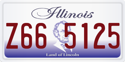 IL license plate Z665125