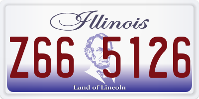 IL license plate Z665126
