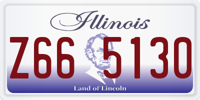 IL license plate Z665130