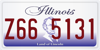 IL license plate Z665131