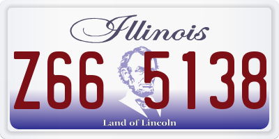 IL license plate Z665138