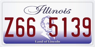 IL license plate Z665139