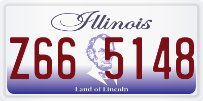 IL license plate Z665148
