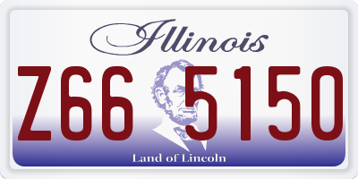 IL license plate Z665150