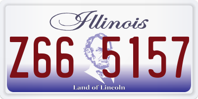 IL license plate Z665157