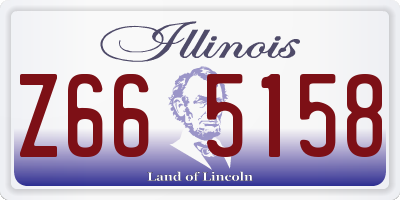 IL license plate Z665158