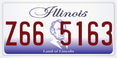 IL license plate Z665163