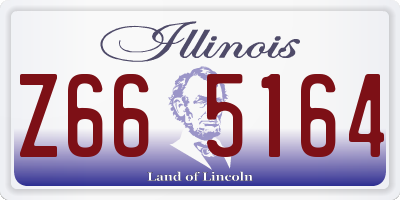 IL license plate Z665164