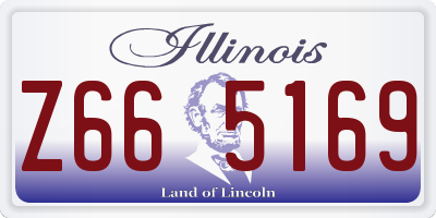 IL license plate Z665169