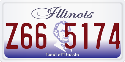 IL license plate Z665174