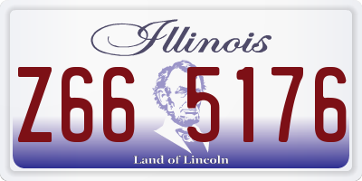 IL license plate Z665176