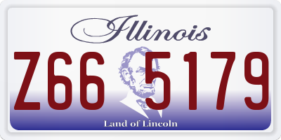 IL license plate Z665179
