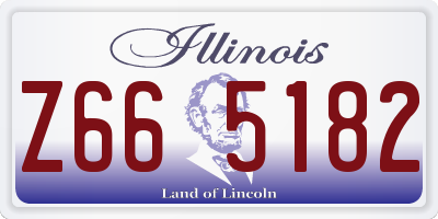 IL license plate Z665182