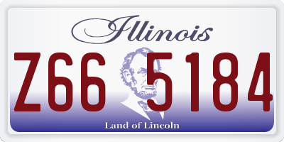 IL license plate Z665184