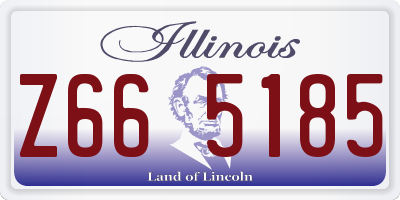 IL license plate Z665185