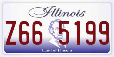 IL license plate Z665199