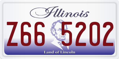 IL license plate Z665202