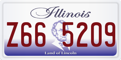 IL license plate Z665209