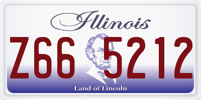 IL license plate Z665212