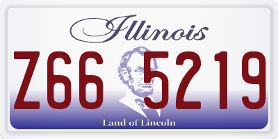 IL license plate Z665219