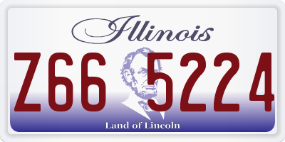 IL license plate Z665224