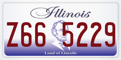 IL license plate Z665229
