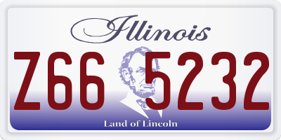 IL license plate Z665232