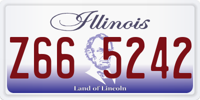 IL license plate Z665242