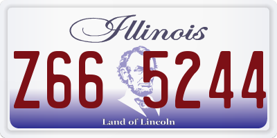 IL license plate Z665244