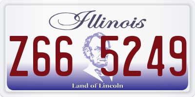 IL license plate Z665249