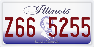 IL license plate Z665255