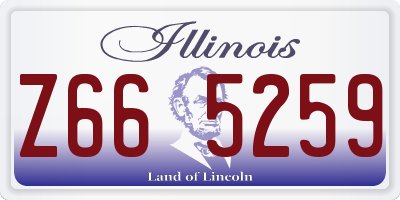 IL license plate Z665259