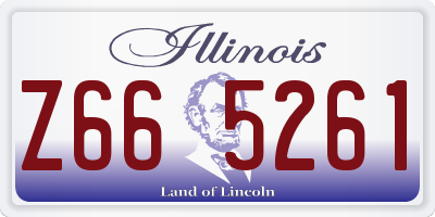 IL license plate Z665261