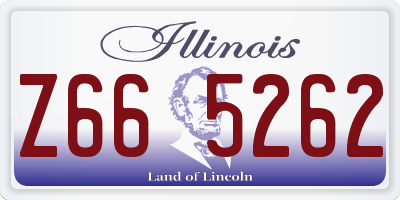 IL license plate Z665262