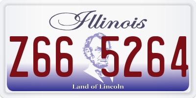 IL license plate Z665264