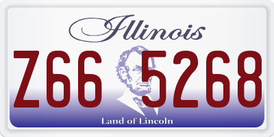 IL license plate Z665268