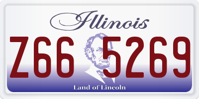 IL license plate Z665269
