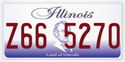 IL license plate Z665270