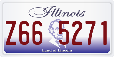 IL license plate Z665271