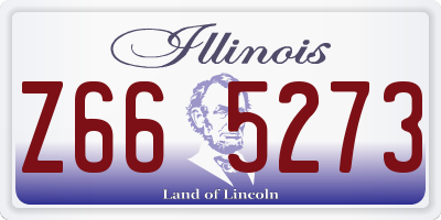 IL license plate Z665273