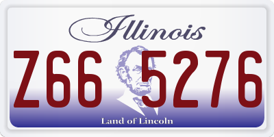 IL license plate Z665276