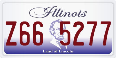 IL license plate Z665277