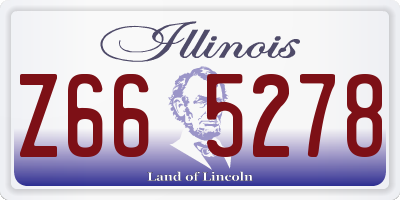 IL license plate Z665278