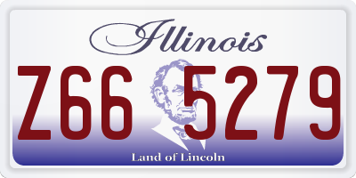IL license plate Z665279