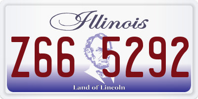 IL license plate Z665292