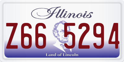 IL license plate Z665294