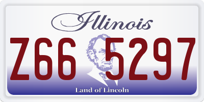 IL license plate Z665297